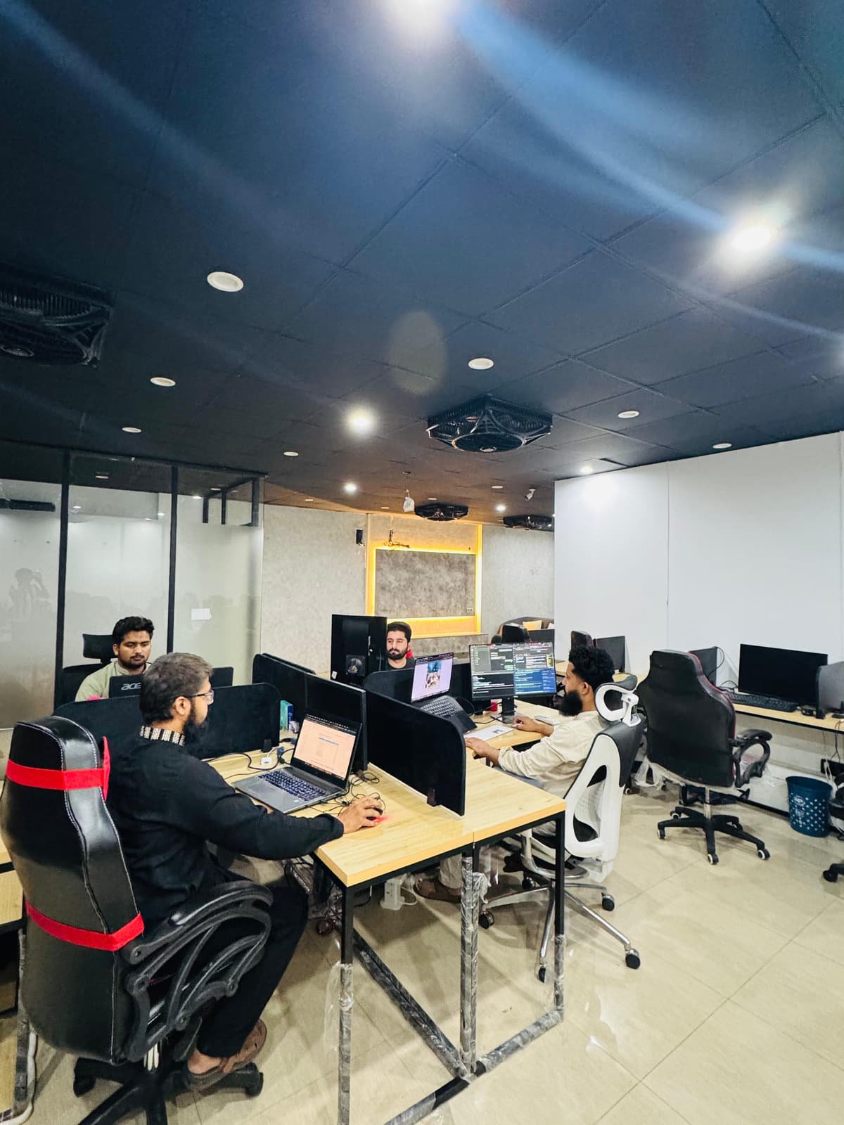 CalendarJet team working from the Lahore office